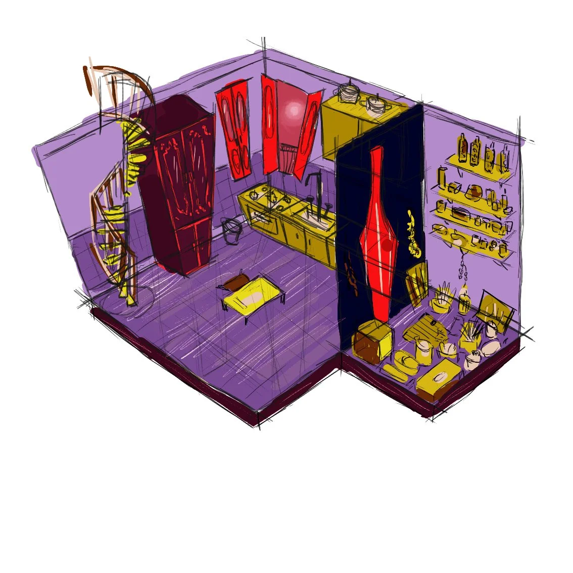 Kitchen sketch